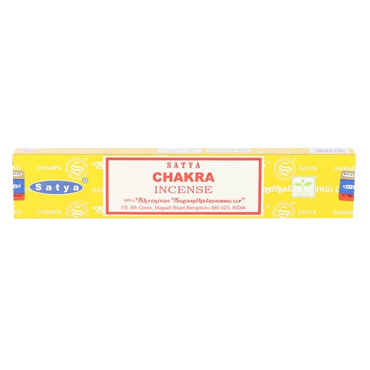 12 Packs of Chakra Incense Sticks by Satya